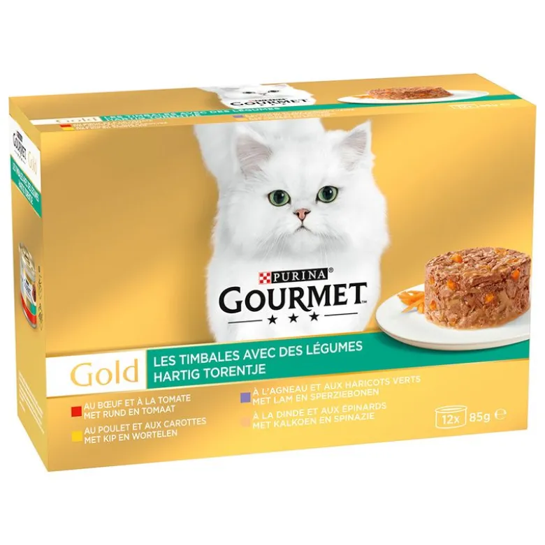 Megapakke: Gourmet Gold kattefoder 96 x 85 g
