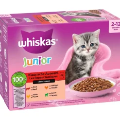 Megapakke Whiskas Junior portionsposer 48 x 85 g