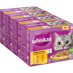 Megapakke: 144 x 85 g Whiskas Senior portionsposer