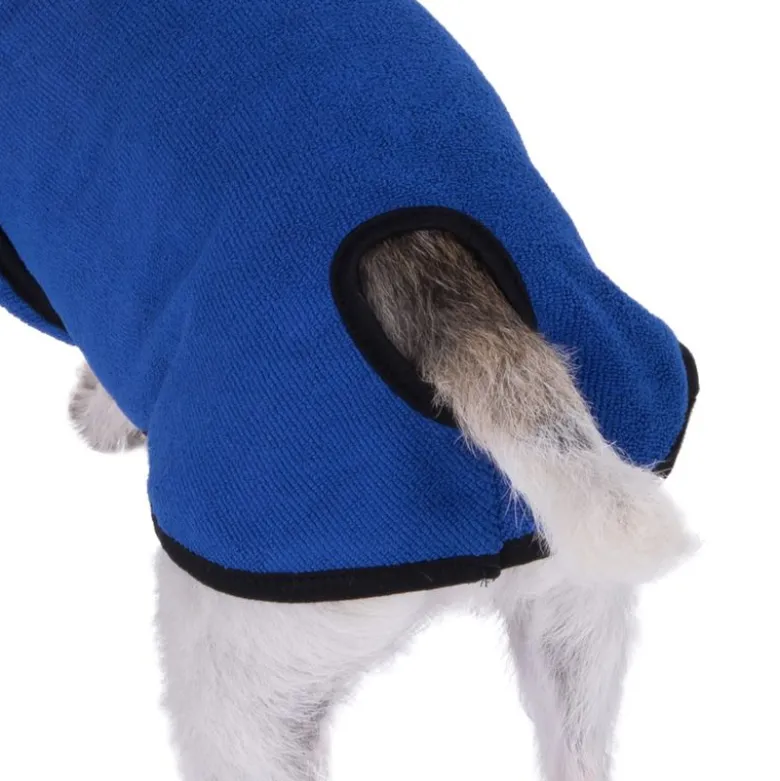 Mikrofiber-badekåbe til hunde
