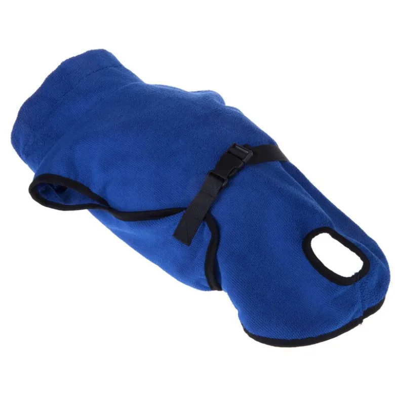Mikrofiber-badekåbe til hunde