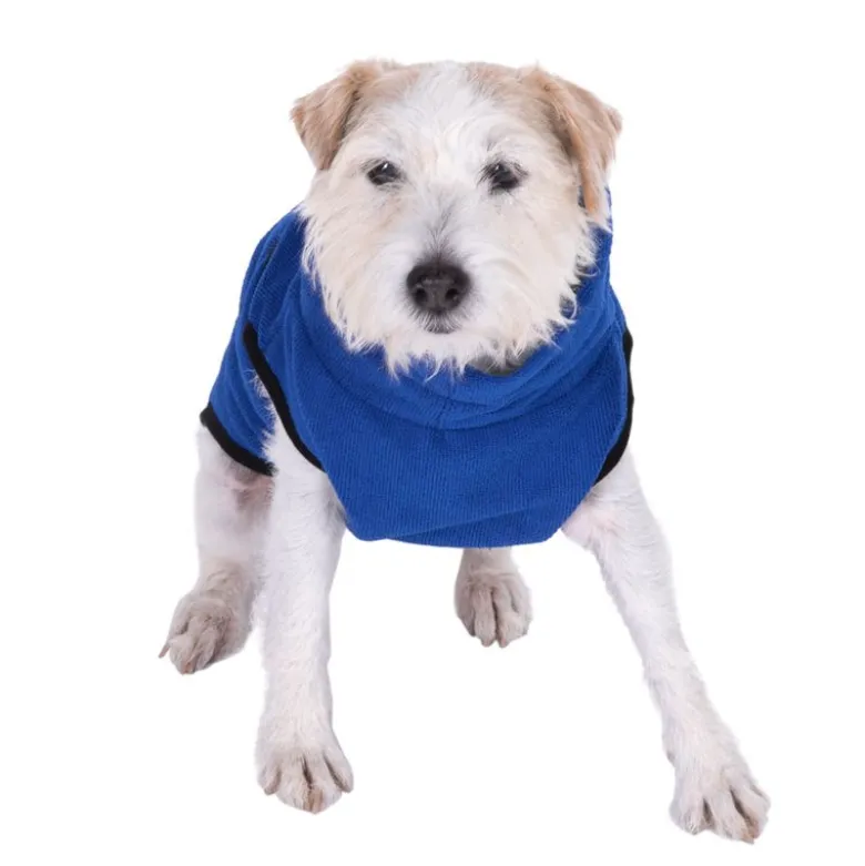 Mikrofiber-badekåbe til hunde