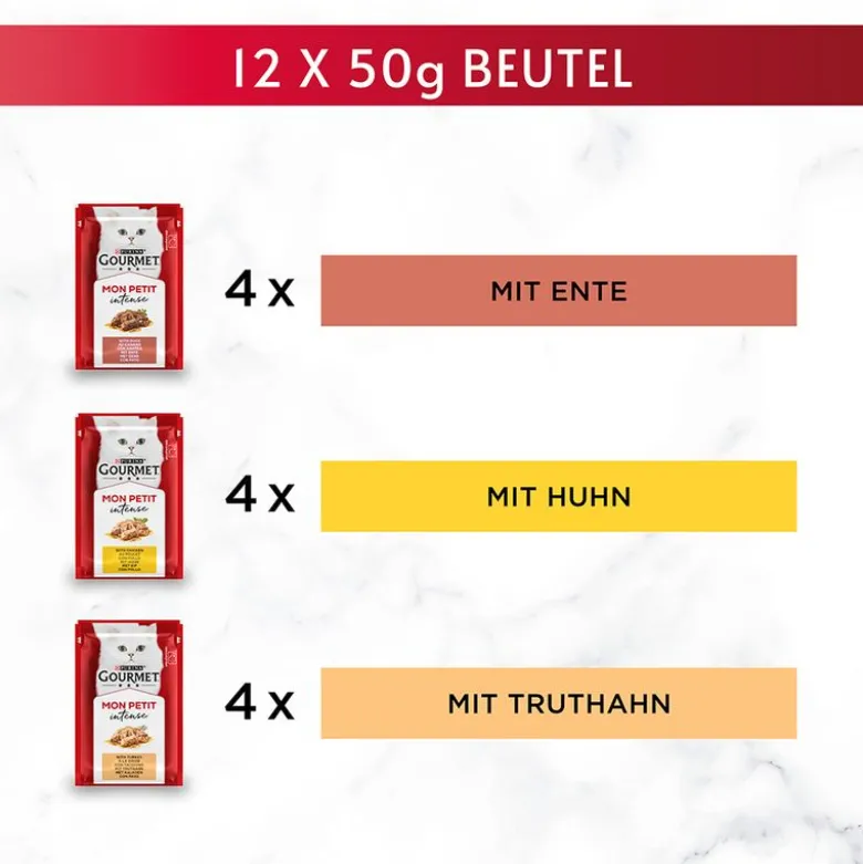 Mixpakke Gourmet Mon Petit 6 x 50 g