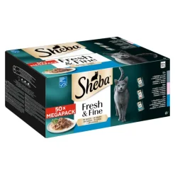 Mixpakke Sheba Fresh Fine fresh portionsposer 50 x 50 g