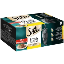 Mixpakke Sheba Fresh Fine fresh portionsposer 50 x 50 g