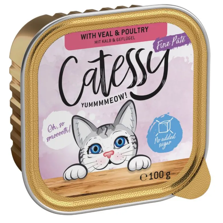 Mix-pakke: 8 x 100 g Catessy bakker