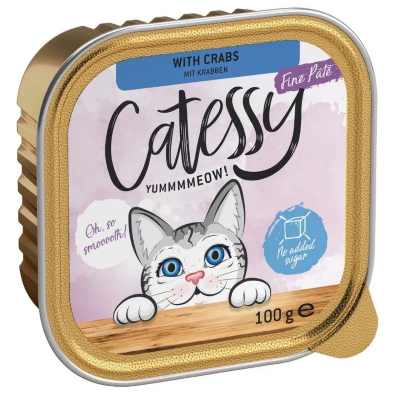 Mix-pakke: 8 x 100 g Catessy bakker
