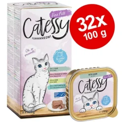 Mix-pakke: 32 x 100 g Catessy bakker