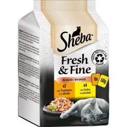 Multipack Sheba Fresh & Fine Portionsposer 6 x 50 g