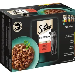 Multipakke Sheba varianter i portionsposer 12 x 85 g