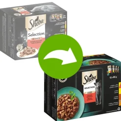Multipakke Sheba varianter i portionsposer 12 x 85 g