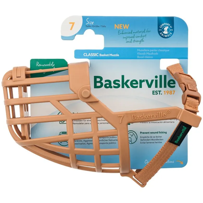 Mundkurv Baskerville Classic, beige