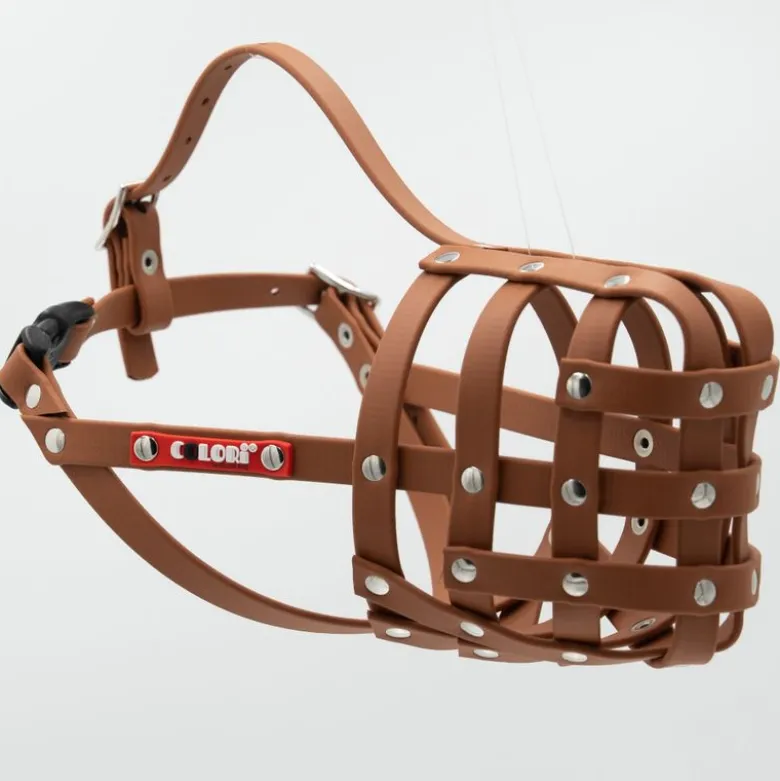 Mundkurv, COLORI® 2.0 Muzzle Schæferhund, M, lysebrun