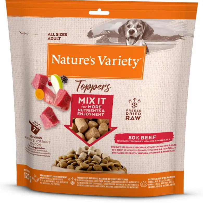 Nature's Variety frysetørret topping til hunde