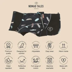 Nomad Tales Bloom hundefrakke Midnight