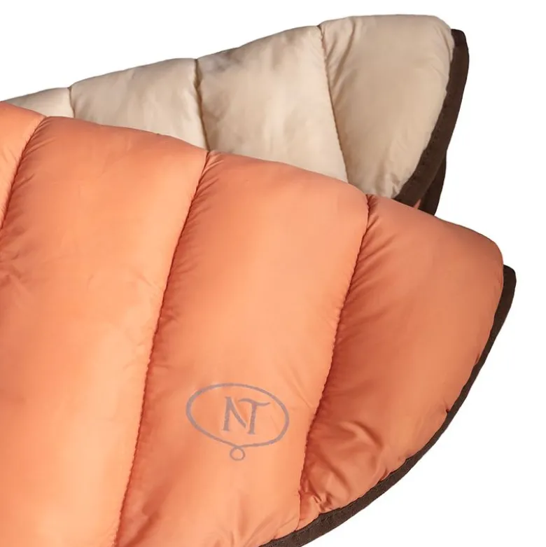 Nomad Tales Bloom hundefrakke puffer, orange/beige