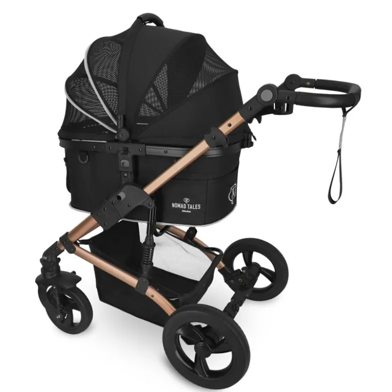 Nomad Tales Calma Pet Stroller, lyserød guld