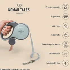 Nomad Tales Calma-sæt med udtrækkelig snor, 5 m