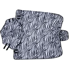 Nomad Tales Fluedækken zebra med fast nakkedel