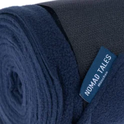 Nomad Tales Hestebandager i fleece, marineblå