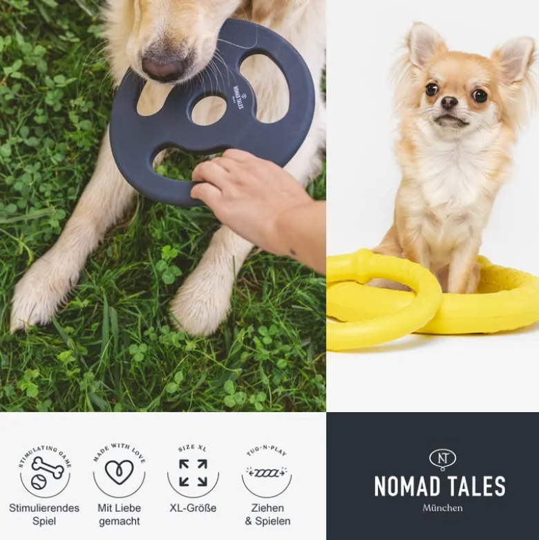 Nomad Tales hundelegetøj Farverigt reb