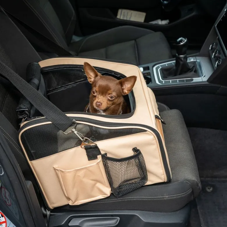 Nomad Tales Spirit autostol til hunde, sandfarve