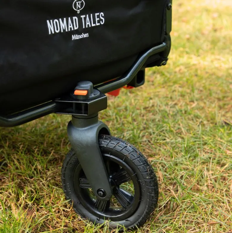 Nomad Tales Spirit cykeltrailer, ebony/tangerine