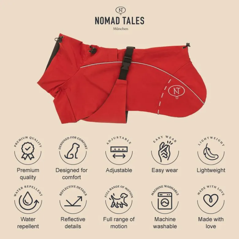 Nomad Tales Spirit hunderegnfrakke Copper