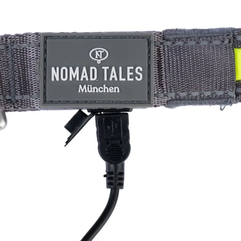 Nomad Tales Spirit USB LED joggingsnor neongul & grå