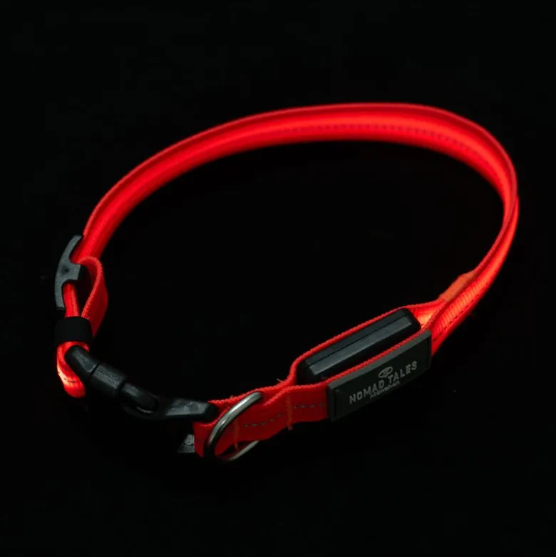 Nomad Tales Spirit USB LED nylonhalsbånd, orange