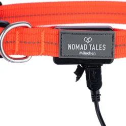 Nomad Tales Spirit USB LED nylonhalsbånd, orange