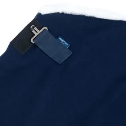 Nomad Tales Sveddækken i fleece med mavebælte, marineblå