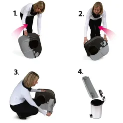 Omega Paw Roll'n Clean selvrensende kattetoilet