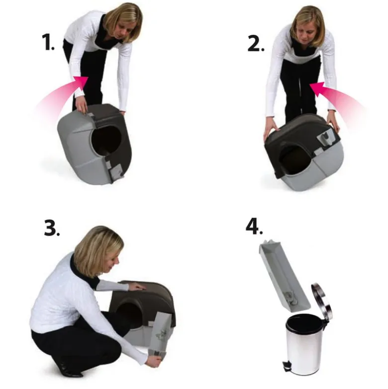 Omega Paw Roll'n Clean selvrensende kattetoilet