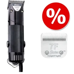 Oster Golden A5 klippemaskine + 7F skærehoved til SÆTPRIS!