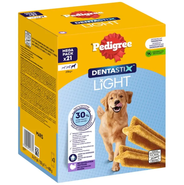 Pedigree Dentastix Light: Dental Chews til store hunde (>25 kg)