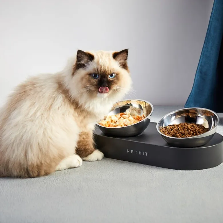 Petkit Fresh Nano Metal 15° justerbar foderskål til kæledyr
