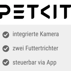 Petkit YumShare Dual-Hopper foderautomat med kamera