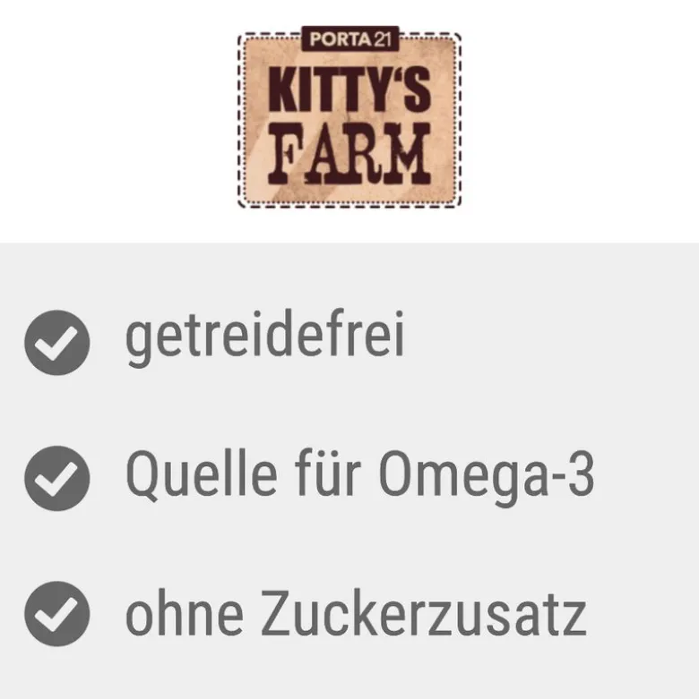 Porta 21 Kitty's Farm kattesnack "Cat Caviar"