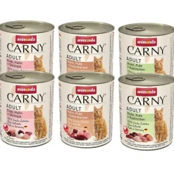 Prøvepakke Animonda Carny Adult 6 x 800 g