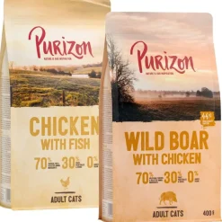 Prøvepakke: 2 eller 3 x 400 g Purizon Adult