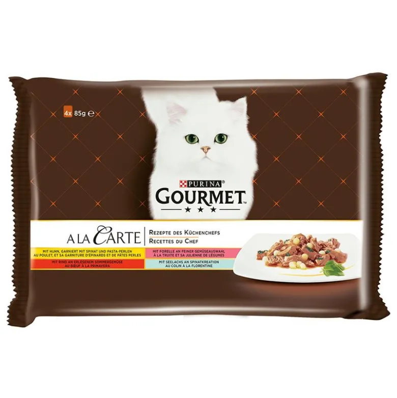 Prøvepakke: Gourmet A la Carte 4 x 85 g