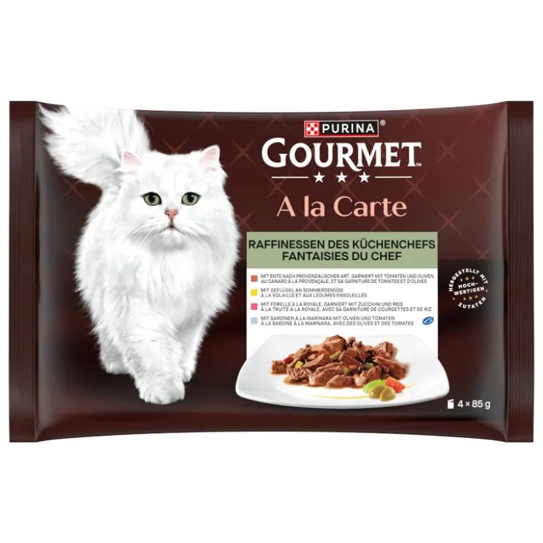 Prøvepakke: Gourmet A la Carte 4 x 85 g