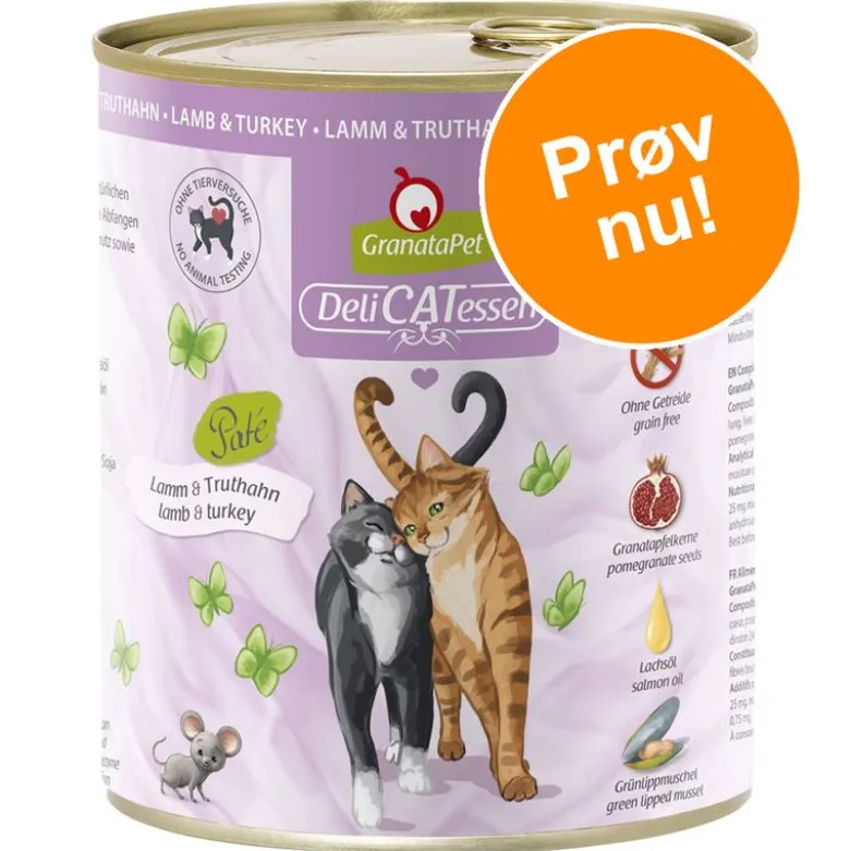 Prøvepakke: GranataPet DeliCatesse 6 x 800 g