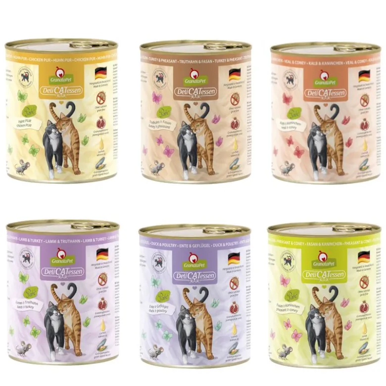 Prøvepakke: GranataPet DeliCatesse 6 x 800 g