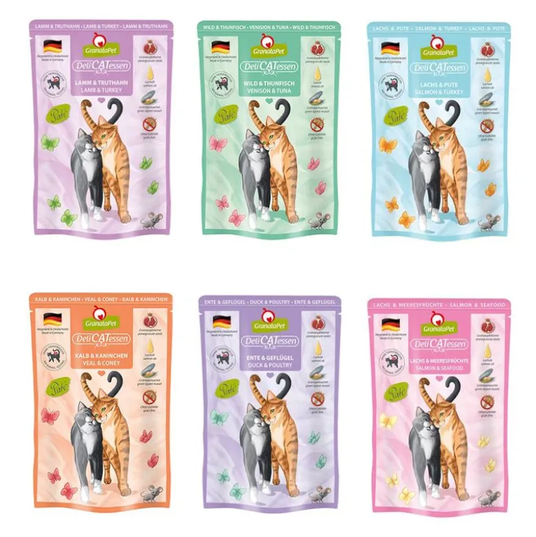 Prøvepakke GranataPet DeliCatessen Pouch 24 x 85 g