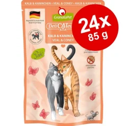 Prøvepakke GranataPet DeliCatessen Pouch 24 x 85 g