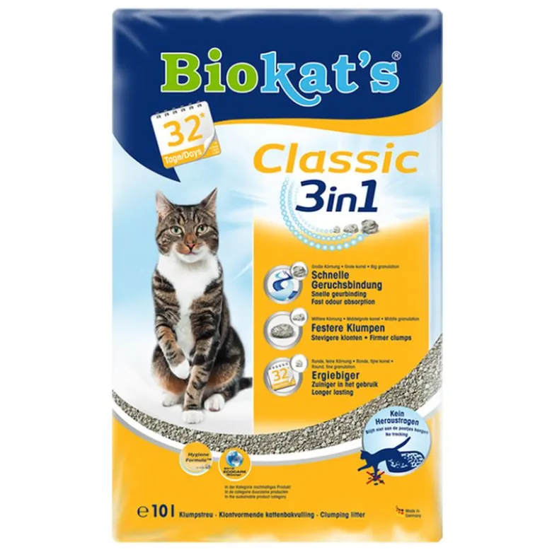 Prøvepakke: 10 l Biokat's kattegrus