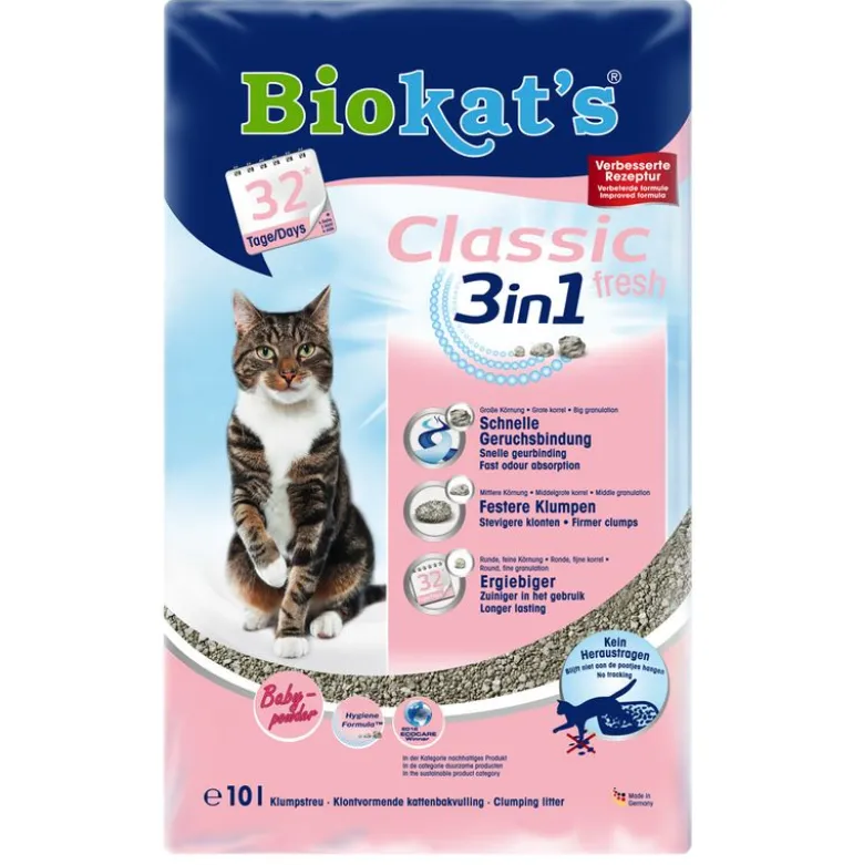 Prøvepakke: 10 l Biokat's kattegrus