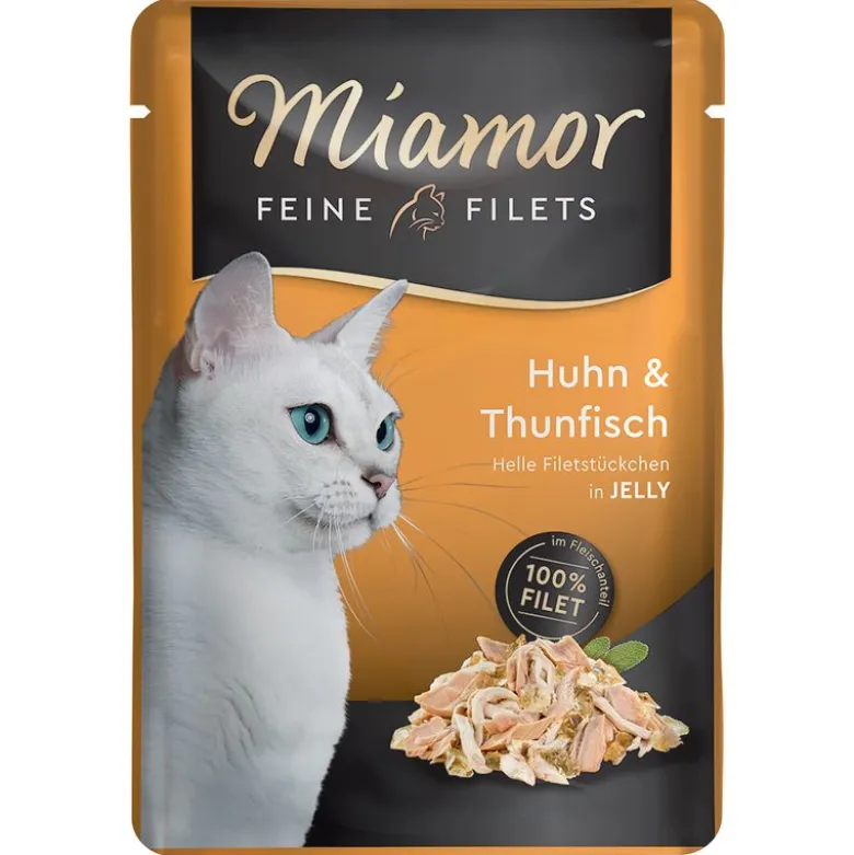 Prøvepakke: Miamor Fine Fileter i portionsposer 24 x 100 g